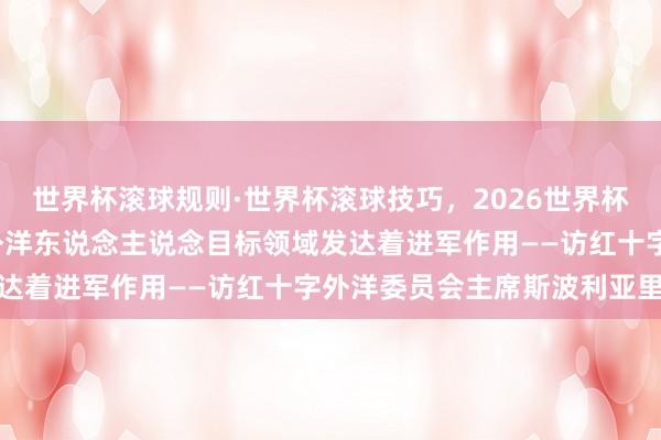 世界杯滚球规则·世界杯滚球技巧,2026世界杯文字直播 专访|中国在外洋东说念主说念目标领域发达着进军作用——访红十字外洋委员会主席斯波利亚里茨