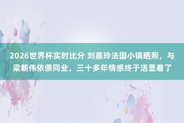 2026世界杯实时比分 刘嘉玲法国小镇晒照,与梁朝伟依偎同业,三十多年情感终于活显着了